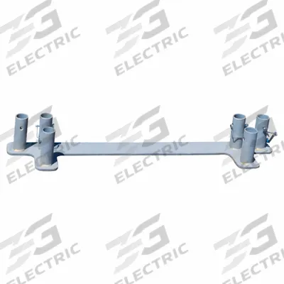 GARLOCK SAFETY SYSTEMS Gate Opening Base Plate: 3 5/8 ft x 5 7/8 in, Temporary, Base Plate - Bases for Guardrails