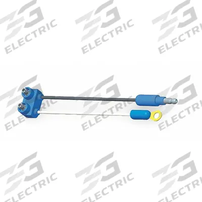 GROTE Pigtail: PL-10 Connector/Ring Terminal/Std 0.180 in Male Bullet, 2 Wires - Automotive Pigtails
