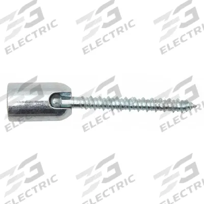 DEWALT Rod Hanger: 3/8 in Overall Dia, 2 13/16 in Overall Lg, 3/16 in Screw Size - Rod Hangers for Wood