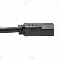 EATON TRIPP LITE Power Cord: 3 ft Lg, 3/14, 5-15P Plug, Non-NEMA Receptacle, C13 Receptacle, SJT (MPN P007-003-15D). Key specifications — Brand: EATON TRIPP LITE; Jacket Material: PVC.