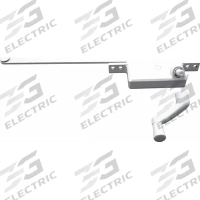 PRIME-LINE Window Operator: Crank, Handle Included, Right-Hand, Frame, White - Awning & Casement Window Operators & Handles