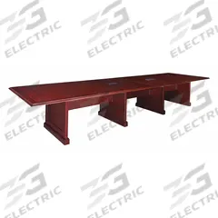 REGENCY Conference Table: Rectangle, Veneer, Mahogany, 192 in Overall Lg, 50 in Overall Wd, Wood (MPN TVCTRC19252MH). Key specifications — attr987891: Slab Leg; attr987894: Veneer; attr987867: Wood; attr987857: REGENCY; attr987872: Wood.