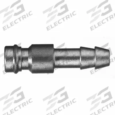PARKER Quick Coupler: Hose Barb, 5 mm Body Size, Brass, 550 lpm Max Flow Rate - European High-Flow Brass Quick-Connect Air Coupling Plugs