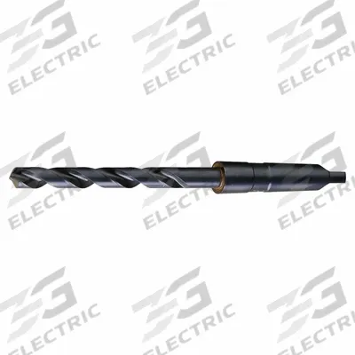 CLE-LINE Taper Shank Drill Bit: 13.75 mm, 118° Point, Black Oxide HSS - High-Speed Steel Taper-Shank Drill Bits