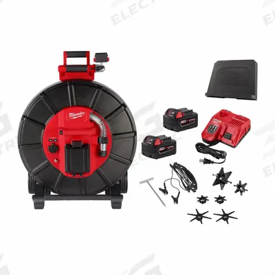 MILWAUKEE Pipeline Inspection Reel: M18 Modular Pipeline Inspection System, 325 ft Lg. - Milwaukee Pipe Inspection Camera Reels