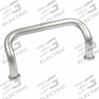 JW WINCO Pull Handle: Threaded Holes, Stainless Steel, Silver, 0.31 in - Load-Rated Offset Pull Handles