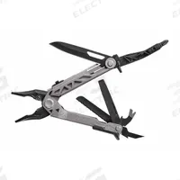 GERBER Multi-Tool: Multi-Tool Plier, 14 Tools, 14 Functions, 4 3/4 in Closed Lg, 6 5/8 in Open Lg (MPN 30-001193N). Key specifications — attr15951: GERBER; attr10311: Center-Drive; attr10312: Natural Wood; attr15960: One Thumb Opening; attr15963: Stainless Steel; attr15971: Multi-Tool Plier; attr15972: Tool Lock; attr15977: Fold-Out.