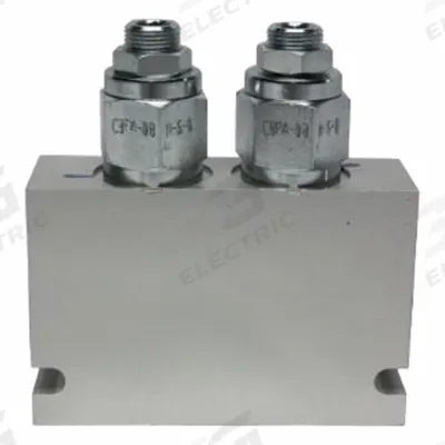 BUCHER HYDRAULICS Cartridge Valve Manifold: Aluminum, Pressure, 1.25 in Overall Wd - Counterbalance Cartridge Valve Assemblies