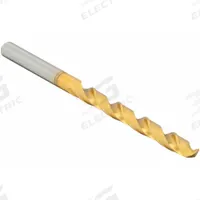 OSG Jobber Length Drill Bit: 1/4", 130° R-Thinning Point, TiN-Coated Cobalt (MPN 15250005). Key specifications — attr1229327: 0.2500.