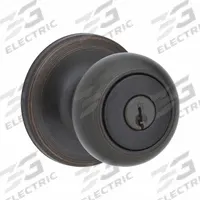 KWIKSET Door Knob Lockset: Office Knob Locksets (MPN 400CV-11P-SMT-6AL-RCS). Key specifications — Lockset Style: Rose.