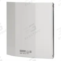Exhaust Fan: 171 cfm, 300 sq ft Coverage, 4 in Duct, 9.1 sones, 120V AC, 115V AC (MPN SWF-100X). Key specifications — Brand: SOLER & PALAU; Nominal Voltage: 115V AC.