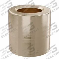 Sleeve Bearing: Bronze, SAE 841, 6 mm Bore, 10 mm OD, 10 mm Lg, 49,938 lb/sq in-fpm Max PV, 10 PK (MPN AAM0610-10B). Key specifications — System of Measurement: Metric; Material Grade: SAE 841; Brand: OILITE.