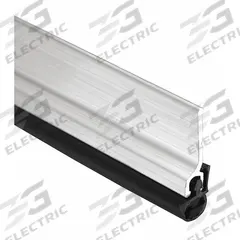 PEMKO Door Weatherstripping: Bulb Insert, 4 ft Lg, 1 1/8 in Wd, 1/4 in Ht (MPN 303 AS 1" X 48+2"). Key specifications — Insert Material: Silicone; Flange Material: Aluminum; Brand: PEMKO.