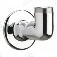 CHICAGO FAUCETS Spout: Spout, Double-Bend, Brass, Polished Chrome, Laminar, UNEF (MPN 629-LESAB). Key specifications — Product Type: Spout; Body Material: Brass; Color/Finish: Polished Chrome; Brand: CHICAGO FAUCETS.
