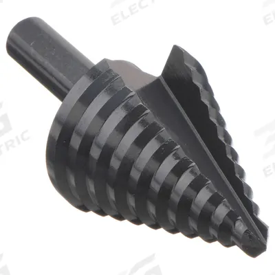 APPROVED VENDOR Step Drill Bit: 1/4" to 1-3/8", Black Oxide HSS - High-Speed Steel Step Drill Bits