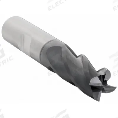 WIDIA HANITA Square End Mill: Carbide, TiAlN Coated, 4 Flute, 1/2" Mill Dia, 1" LOC - General Purpose Carbide Square End Mills
