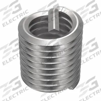 HELI-COIL Helical Insert: Tanged Tang Style, Free-Running, M12-1.75 Thread Size, Plain - Free-Running Tanged Helical Inserts