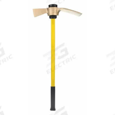 AMPCO Mattock: Nickel Aluminum Bronze Head, 7 in Adze Lg, 3 7/8 in Adze Wd - Cutter Mattocks