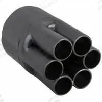 3M Heat Shrink Breakout Boot: 1 Pk, 2.39 in I.D. Before Shrinking, 1.45 in I.D. After Shrinking (MPN HDBB-605-1-250). Key specifications — Brand: 3M; Color: Black; _Pack Size: 1.