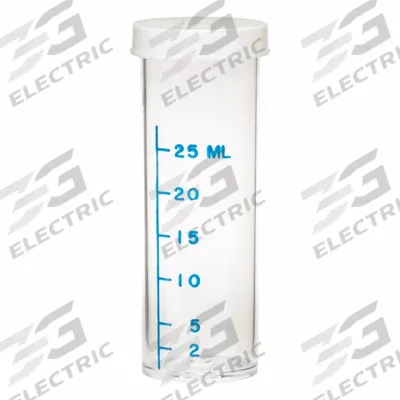 HACH Vial: 219300, 3 1/4 in Overall Ht, 1 1/4 in Overall Wd - Water Quality Testing Accessories & Replacement Parts