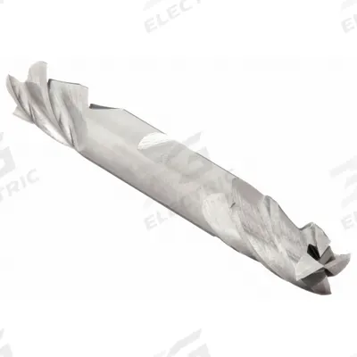 CLEVELAND Square End Mill: Carbide, Double End, 4 Flute, 1/4" Mill Dia, 5/8" LOC - Double-End Carbide Square End Mills for Aluminum