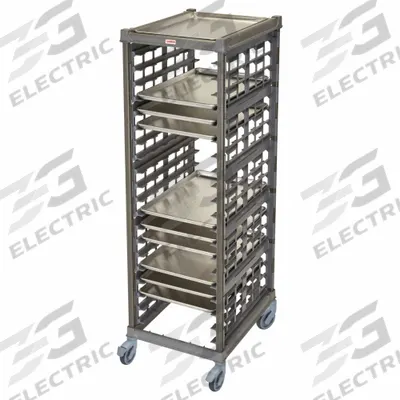 CAMBRO Bun Pan/Sheetpan Rack: 20 Slots, 3 in Betw Shelves, 350 lb Capac, 25 1/2 in Wd - Plastic Sheet Pan Racks