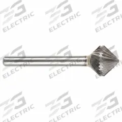 SGS PRO Carbide Bur: Cone, SK-6CO, 5/8" x 5/8" Head, 1/4" Shank (MPN 15865). Key specifications — Trade Number: SK-6CO; Brand: SGS PRO.