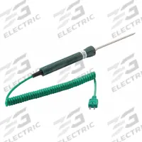WOHLER Penetration Temperature Probe: -32°F to 1,202°F /-35°C to 600°C, ±0.3% Accuracy, Type K (MPN 6629). Key specifications — Brand: WOHLER; Accuracy: ±0.3 %; Handle Type: Straight.