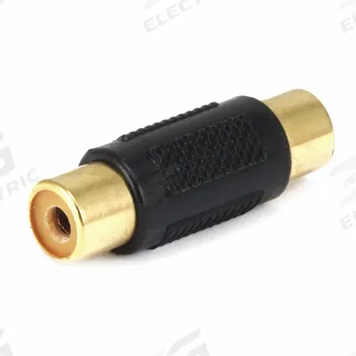 MONOPRICE Audio Adapter: (1) RCA Female x (1) RCA Female Adapter - Analog & Digital Audio Splitters & Adapters