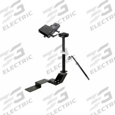 GAMBER-JOHNSON Computer Mount Kit: Pedestal Computer Mount, Computers/Tablets, Passenger Seat - Pedestal Mount Systems