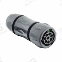 SOURIAU Electrical Connector: Trim Trio UTSX 12, Plug with Cable Gland, 8 Contacts, 10 A, 500V (MPN UTSX6JC128S). Key specifications — Wire Size: 30 AWG to 14 AWG; Includes Contacts: Contacts Not Included; Brand: SOURIAU; Coupling Type: 1/3 Bayonet; IP Rating: IP69K; Series: Trim Trio UTSX; Contact Gender: Female; Voltage Rating: 500V.