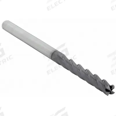 WIDIA HANITA Corner Chamfer End Mill: Carbide, TiAlN Coated, 4 Flute, 8 mm Mill Dia - General Purpose Carbide Corner-Chamfer End Mills