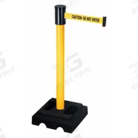 RETRACTA-BELT Barrier Post with Belt: Yellow, No Pattern, Caution Do Not Enter, 15 ft Belt Lg (MPN 322PYW-CAU). Key specifications — attr981468: Rubber; attr981465: Yellow; attr981461: RETRACTA-BELT; attr981440: Vinyl; attr981443: Yellow; attr981449: Caution Do Not Enter; attr981448: Black.
