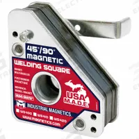 MAG-MATE Magnetic Welding Square: 45°_90°, 150 lb Max Pull (MPN WS420). Key specifications — attr512400: MAG-MATE; attr512394: WS420.