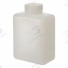 NALGENE Laboratory Bottle: 1 L, 32 fl oz, HDPE, Natural, 53 mm Screw Closure Size, Rectangular (MPN 2007-0032). Key specifications — Body Color: Natural; Brand: NALGENE; Closure Included: Yes; Graduated: No; Closure Attached: Attached.
