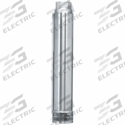 LITTLE GIANT Submersible Well Pump Head: For 4 in Well Pipe Dia., Stainless Steel, 94 gpm - Pump Heads for Submersible Deep Well Pumps