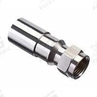IDEAL Connector: Male, Connector, Silver, Compression, RG-6, 3 GHz Max Freq, F-Type, 10 PK (MPN 92-651). Key specifications — Product Type: Connector; Brand: IDEAL; Color: Silver; Finish: Nickel-Plated; Gender: Male.