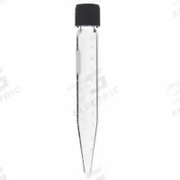 KIMBLE Centrifuge Tube: 10 mL, Centrifuge Tube, 17 mm Body Dia, 116 mm Overall Ht, Colorless (MPN 45200-10). Key specifications — Graduated: Yes; Includes Closure: Yes; Body Color: Colorless; Brand: KIMBLE; Bottom Shape: Conical.