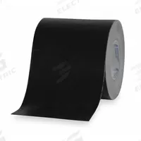 Roof Repair Tape: 6 in W, 25 ft L, 65 mil Thick, Black, For All Materials Except Silicone (MPN RSPB-6-25R). Key specifications — UV Protected Material: Yes; Color: Black; Brand: ETERNABOND; Compatible Surface Material: All Materials Except Silicone; Material: MicroSealing Technology.