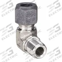 PARKER Compression Fitting Elbow: 3/8 in OD x 1/4 in Pipe Fitting Size, Compression x MNPT (MPN 6-4 CBZ-SS). Key specifications — Series: CPI(TM); Compatible Fitting Brands: CPI™; Brand: PARKER.