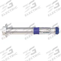 DEWALT Sleeve Anchor: 3 in Overall Lg, 1/4 in Dia, Steel, Zinc Plated, Hex, External Hex, 100 PK (MPN 6906SD-PWR). Key specifications — Brand: DEWALT.