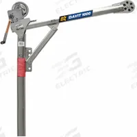 OZ LIFTING PRODUCTS Davit Crane: Steel, Manual, 1,000 lb Max. Load Capacity, 3.3 ft to 5.6 ft (MPN OZ1000DAV). Key specifications — Material: Steel; Brand: OZ LIFTING PRODUCTS; Body Material: Steel.