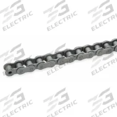 TSUBAKI Roller Chain: Single Strand, 40, 1/2 in Pitch, Steel, 10 ft Overall Lg, Riveted Pin, Coated (MPN 40NEPRB). Key specifications — Brand: TSUBAKI.