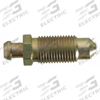 SUR&R Brake Bleeder Screw: Brake Bleeder Screw, 7/16"-24 Thread Size, Steel, 5 Pieces, 5 PK (MPN BB08). Key specifications — Material: Steel; Product Type: Brake Bleeder Screw; Thread Size: 7/16"-24; Brand: SUR&R; Color: Silver.