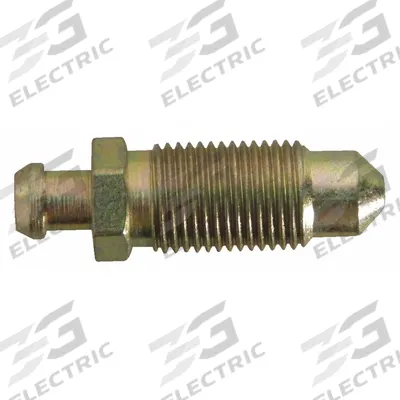 SUR&R Brake Bleeder Screw: Brake Bleeder Screw, 7/16"-24 Thread Size, Steel, 5 Pieces - Hydraulic Brake Line Accessories