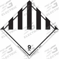 LABELMASTER Miscellaneous Dangerous Goods Placard: Dangerous, 3 15/16 in x 4 in, 100 Labels, 500 PK (MPN HML9C). Key specifications — Material: Semi-Gloss Paper; Brand: LABELMASTER; Message: Dangerous.