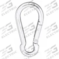 LUCKY LINE PRODUCTS Interlocking Snap: 1 Snaps, 400 lb Working Load Limit, Solid Gate (MPN 4FCE8). Key specifications — Application Restrictions: Not For Lifting; Brand: LUCKY LINE PRODUCTS; Opening Type: Solid Gate.