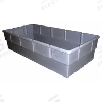 APPROVED VENDOR Storage Tote: 65 gal, 48 1/2 in x 23 in x 13 1/2 in, Gray, Lid Not Included (MPN BC-4721). Key specifications — attr1264926: Nesting Capable; attr1188589: APPROVED VENDOR; attr1188592: Plastic.