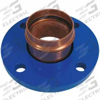 NIBCO Press Flange Fitting: Flange, 3/4 in CTS x 3/4 in Pipe size, Press-fit x Flange, Copper (MPN 9145300PC). Key specifications — Brand: NIBCO; Series: Press System; Broad - Material for Bullet: Copper Or Bronze; Fitting Size: 3/4 in CTS x 3/4 in Pipe; Brand - Broad: NIBCO.
