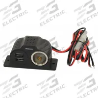 WILSON ANTENNAS Power Adapter: Power Splitter and Charger, 3 Connections, 12 in Cord Lg, Black (MPN 30512V2USB). Key specifications — Color: Black; Includes: Self-Adhesive Pad; Product Type: Power Splitter and Charger; Compatible Devices: 12V Devices; Brand: WILSON ANTENNAS; Ports: USB.